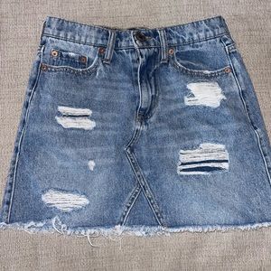 jean skirt